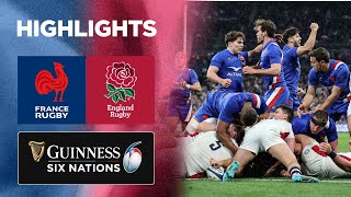 France v England  Match Highlights  2022 Guinness Six Nations [upl. by Annauqahs475]