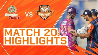 2023 Abu Dhabi T10 Match 20 Highlights Bangla Tigers vs Morrisville Samp Army  Season 7 [upl. by Noivaz]