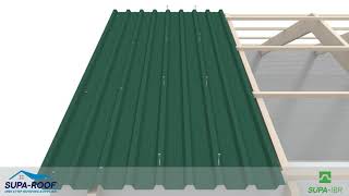 How to install SupaIBR roof covering [upl. by Ceporah]