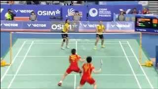 F  WD  Wang X  Yu Y vs Ma J  Tang J  2013 Victor Korea Open [upl. by Ecinuahs562]