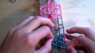 wolf tutorial easy rainbow loom part 22 [upl. by Azilanna715]