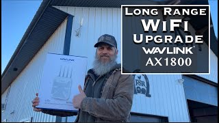 WAVLINK AX1800 Long Range Outdoor WiFi 6 Upgrade Review [upl. by Marji]