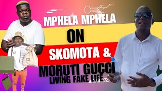 Mphela mphela on Skomota and Moruti Gucci living FAKE LIFE [upl. by Trocki779]