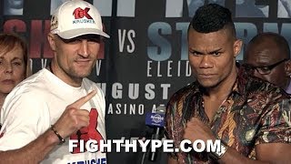 SERGEY KOVALEV VS ELEIDER ALVAREZ FULL FINAL PRESS CONFERENCE AND FACE OFF [upl. by Wolfram]