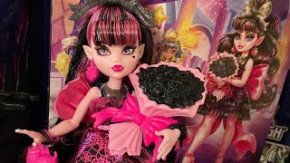 MONSTER HIGH G3 MONSTER BALL DRACULAURA DOLL REVIEW AND UNBOXING [upl. by Ataynek956]