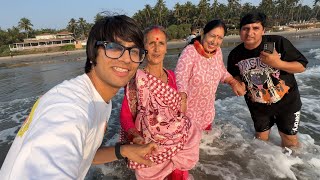 Amma Or Mummy Dar Gayi Goa Beach Pe đź‚ Gussa hogye [upl. by Gnuj]