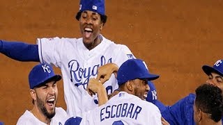 Royals Sweep Angels to Win AL Division Series [upl. by Anirtik]