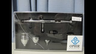 05mm OPHIR premium airbrush Ac006 review [upl. by Uyekawa]