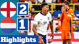 netherland vs england 1  2 highlight semifinals 2024 neth vs eng [upl. by Walrath]