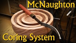 Coring Bowl Blanks with the McNaughton Center Saver System [upl. by Theodosia953]