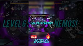 Level 6 Mnemos Vs Best level 6 sets🥵🔥shadowfight3 shadowfight4arena sfgamer [upl. by Aiksas]