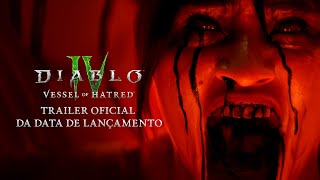 Diablo IV  Vessel of Hatred  Trailer oficial da data de lançamento [upl. by Holey]