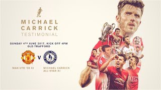 laga testimonial Manchester United vs Michael Carrick All Stars 22 Goals amp Highlights [upl. by Lander]