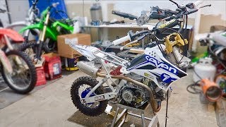 INSANE PIT BIKE MOD BUILD BBR UPGRADES [upl. by Fawcett]