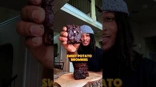 Sweet Potato Brownies youtubeshorts baking brownie veganrecipes easyrecipes cooking [upl. by Saba107]