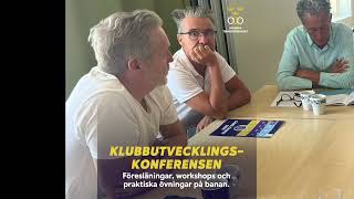 Klubbutvecklingskonferens på Bosön [upl. by Ramu]