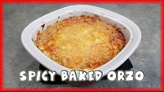 Spicy Baked Orzo Vegetarian [upl. by Ameehsat]