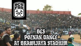 BCS  POZNAN DANCE AT BRAWIJAYA STADIUM 🔥💚 [upl. by Raoul755]