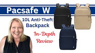 Pacsafe W AntiTheft 10L Backpack Protect Your Valuables with Style [upl. by Yrol273]