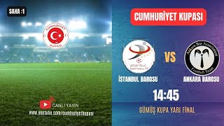 İSTANBUL BAROSU  ANKARA BAROSU  GÜMÜŞ KUPA YARI FİNAL [upl. by Zingg989]