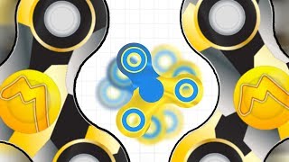 WORLDS BEST FIDGET SPINNERS  Slitherio With Fidget Spinners  Spinzio Part 8 [upl. by Lenahc]