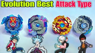 Which Beyblade Is Best Attack Type In Burst Evolution Series [upl. by Sandell]