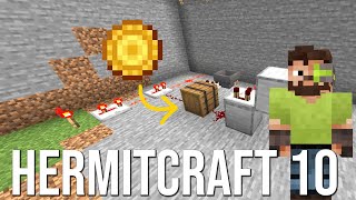 This redstone payment system is insane  HermitCraft 10 Behind The Scenes [upl. by Eilitan]