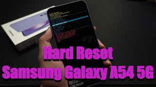 How To Hard Reset Samsung Galaxy A54 5G [upl. by Gnof]