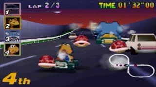 Kooper Poliwrath and Ampharos In Mario Kart 64 Real N64 Capture [upl. by Dre]