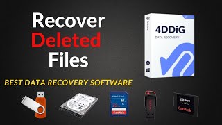 2022 How to Recover Deleted Files from External Devices [upl. by Eynaffit]