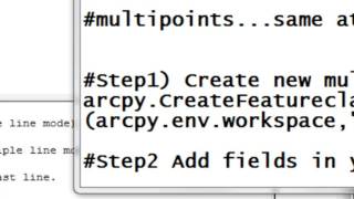 2 Creating Point Feature Classes Using Arcpy Scripting [upl. by Eirolav475]