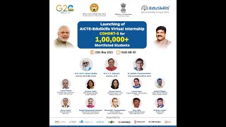 Launching of AICTE EduSkills Virtual Internship Cohort 5 for 1 Lakh Shortlisted Students [upl. by Linkoski]