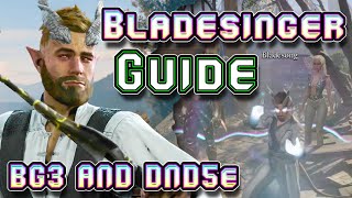 Ultimate Bladesinger Guide Builds and Practice for BG3 and DnD5e [upl. by Obbard358]