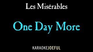 One Day More Les Miserables Authentic Orchestral Karaoke Instrumental [upl. by Derraj]