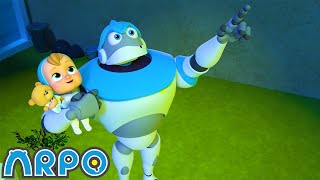 The Aliens Are back  ARPO The Robot  Robot Cartoons for Kids  Moonbug Kids [upl. by Survance]