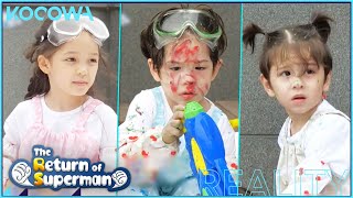 Na Eun Gun Hoo and Jin Woo draw with their uncles l The Return of Superman Ep 437 ENG SUB [upl. by O'Grady]