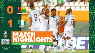 HIGHLIGHTS  GuineaBissau 🆚 Nigeria TotalEnergiesAFCON2023  MD3 Group A [upl. by Namia369]