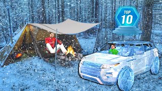 Winter Camping Food Cooking Comedy Videos Collection Hindi Kahaniya Bedtime Moral Stories Collection [upl. by Briana51]