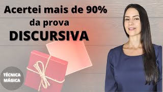 Como Estudar para Prova Discursiva  VOCÊ VAI SUBIR DE NÍVEL 💯 [upl. by Ahsiele]