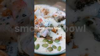 breakfast smoothie bowl smoothiebowl mealprep ashortaday healthy foodie [upl. by Genevra]