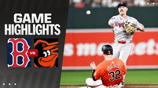 Red Sox vs Orioles Game Highlights 81724  MLB Highlights [upl. by Hanej]