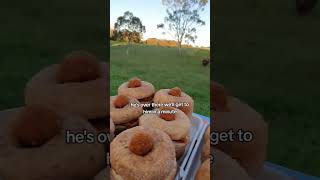 Doughnuts for Roccos 8th Birthday [upl. by Bugbee]