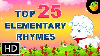 Top 25 Hit Songs For Elementary Kids  40 Mins  English Nursery Rhymes  Compilation HD Animation [upl. by Ainotna]