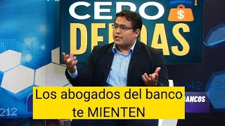 Cómo TE MIENTEN los abogados del banco cuando te cobran una deuda🤔 [upl. by Leagiba]