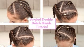 Angled Double Dutch Braids [upl. by Tandy]