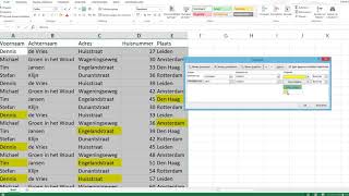 Hoe kan ik sorteren op kleur in Excel [upl. by Vokaay761]