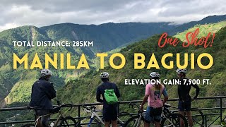 A CYCLISTS DREAM RIDE  Manila to Baguio One Shot [upl. by Letnohs]