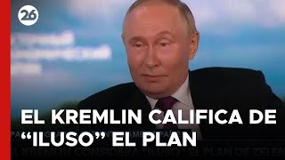 RUSIA  El Kremlin califica de quotilusoquot el plan de Zelenski [upl. by Edlitam644]