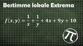 lokale Extrema mehrdimensional 2 [upl. by Dupuis]