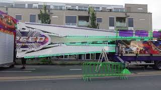 Speed Factory Booster Jack B BV opbouw kermis Doetinchem 2024 [upl. by Inus798]